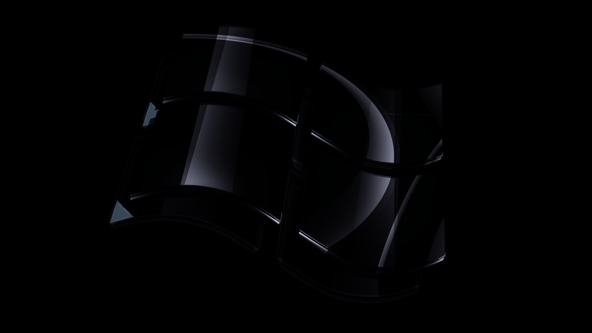 Стеклянный логотип Windows обои