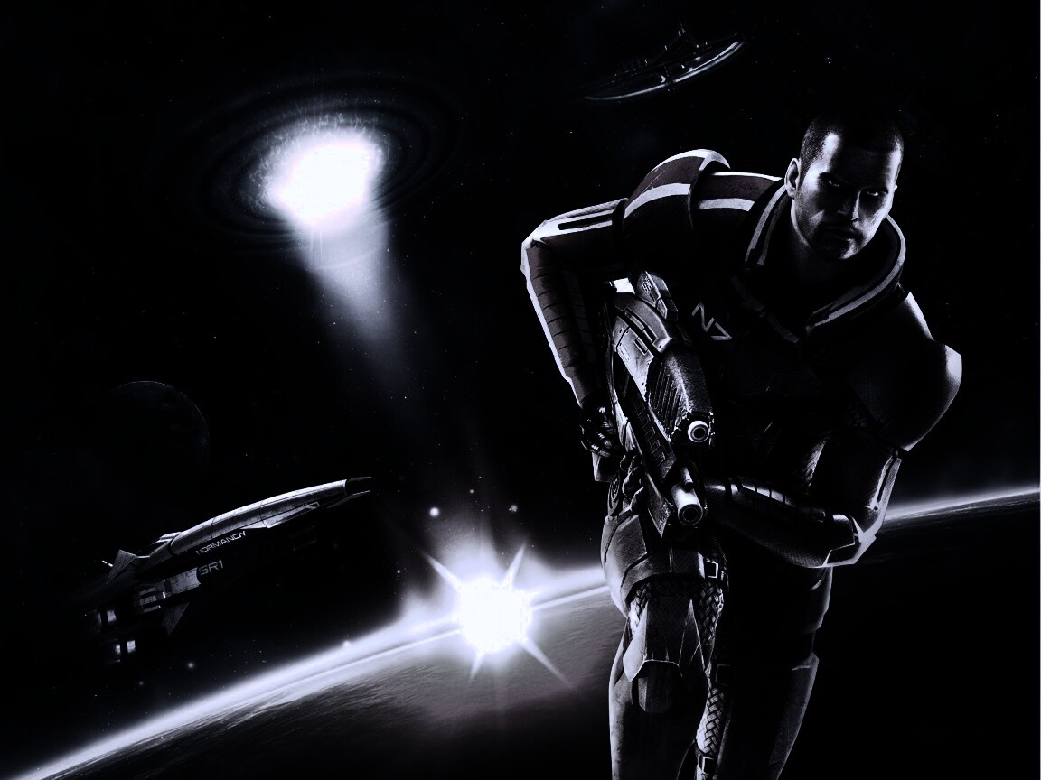 Шепард из вселенной Mass Effect обои