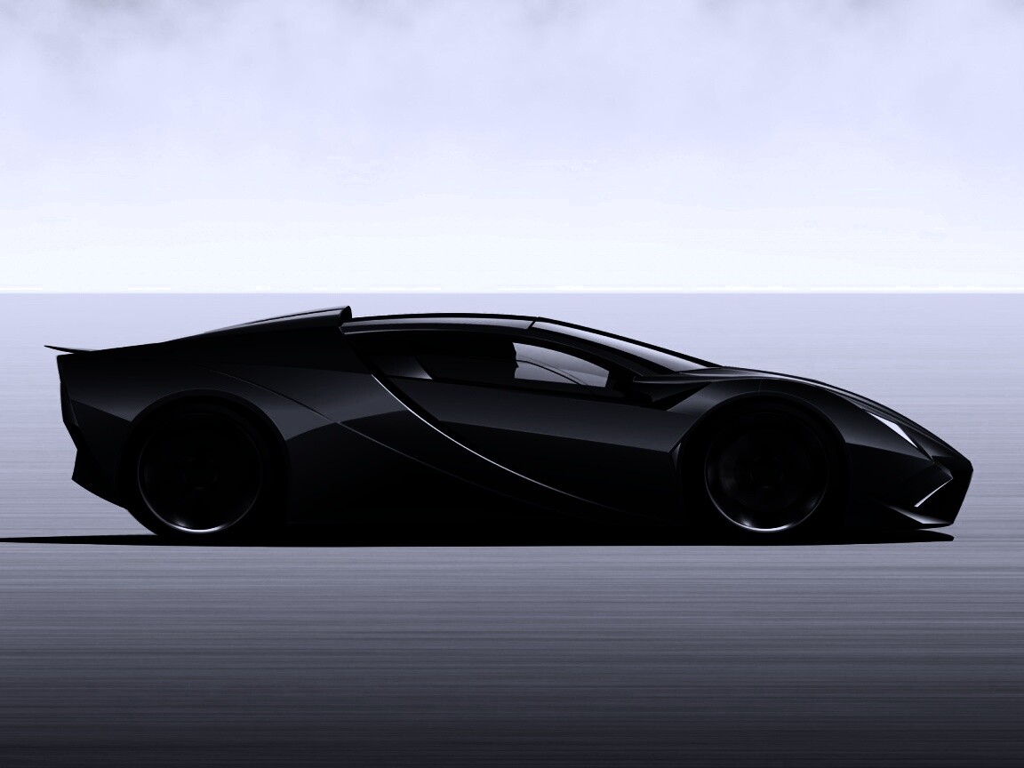 Скетч lamborghini  обои