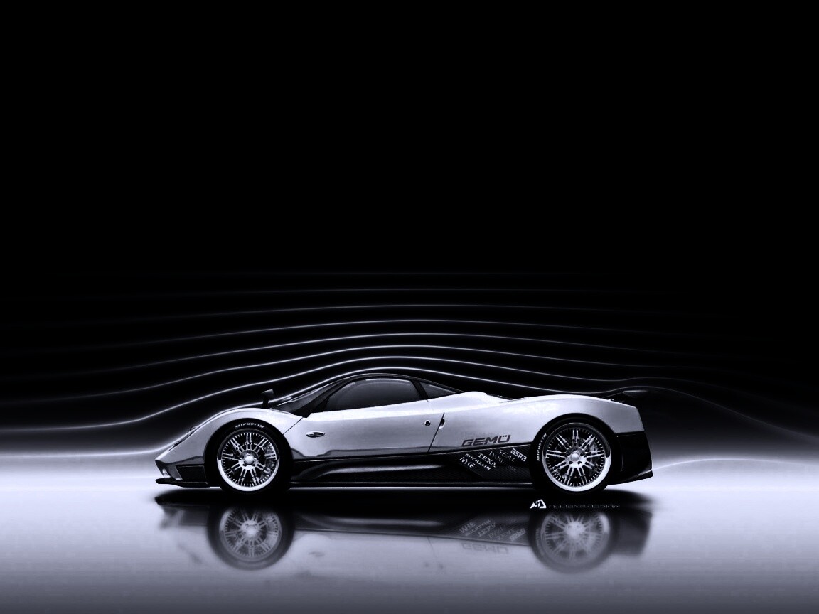 Аэродинамика Pagani Zonda обои