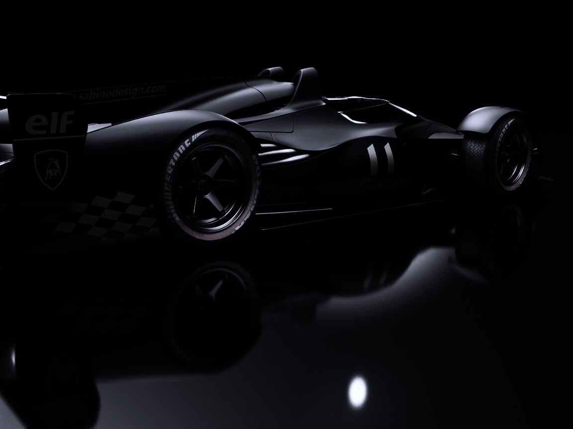 Болид Lamborghini обои
