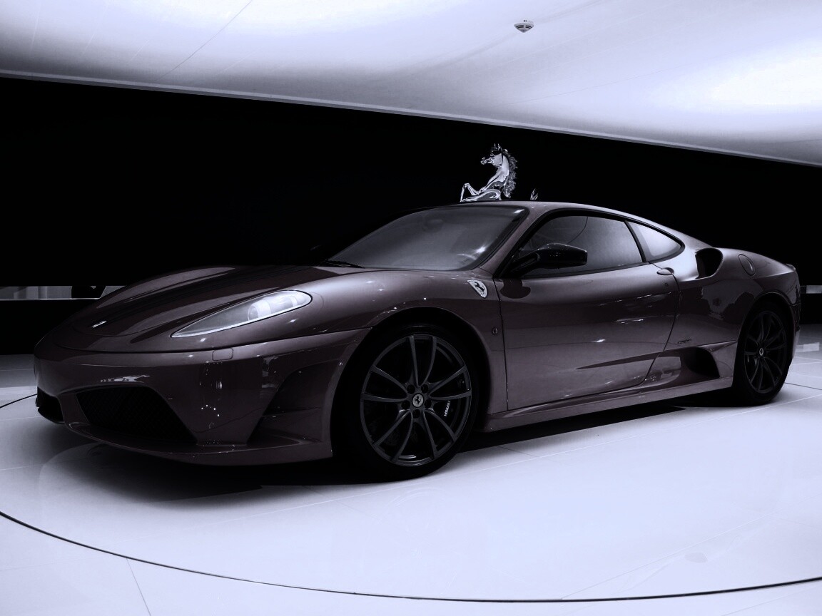Ferrari F430 Scuderia на выставке обои