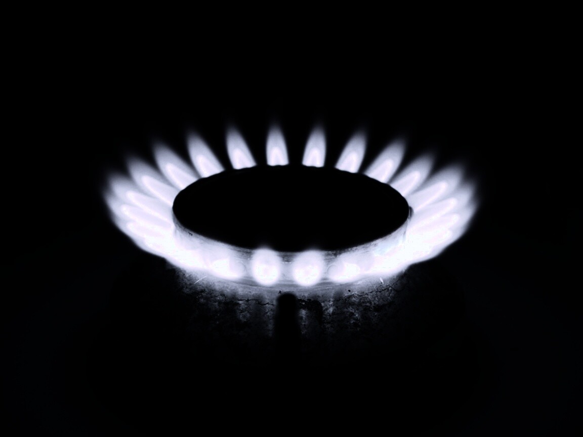 Огонь газовой конфорки обои