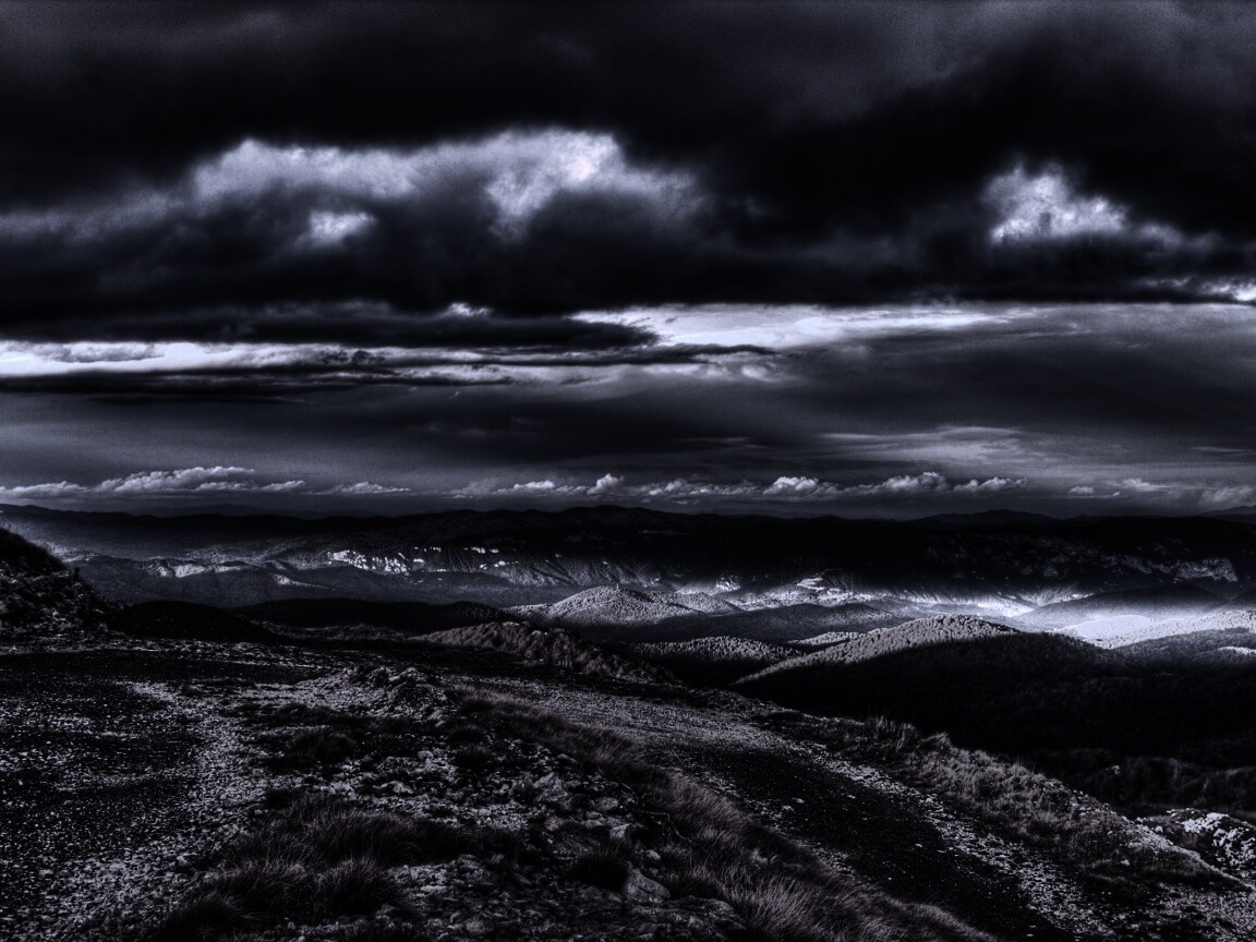 Горы в HDR обои