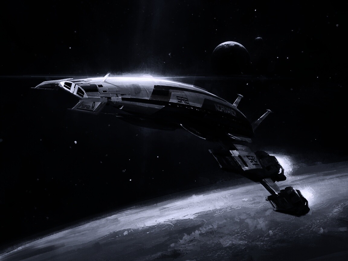 Корабль Normandy обои
