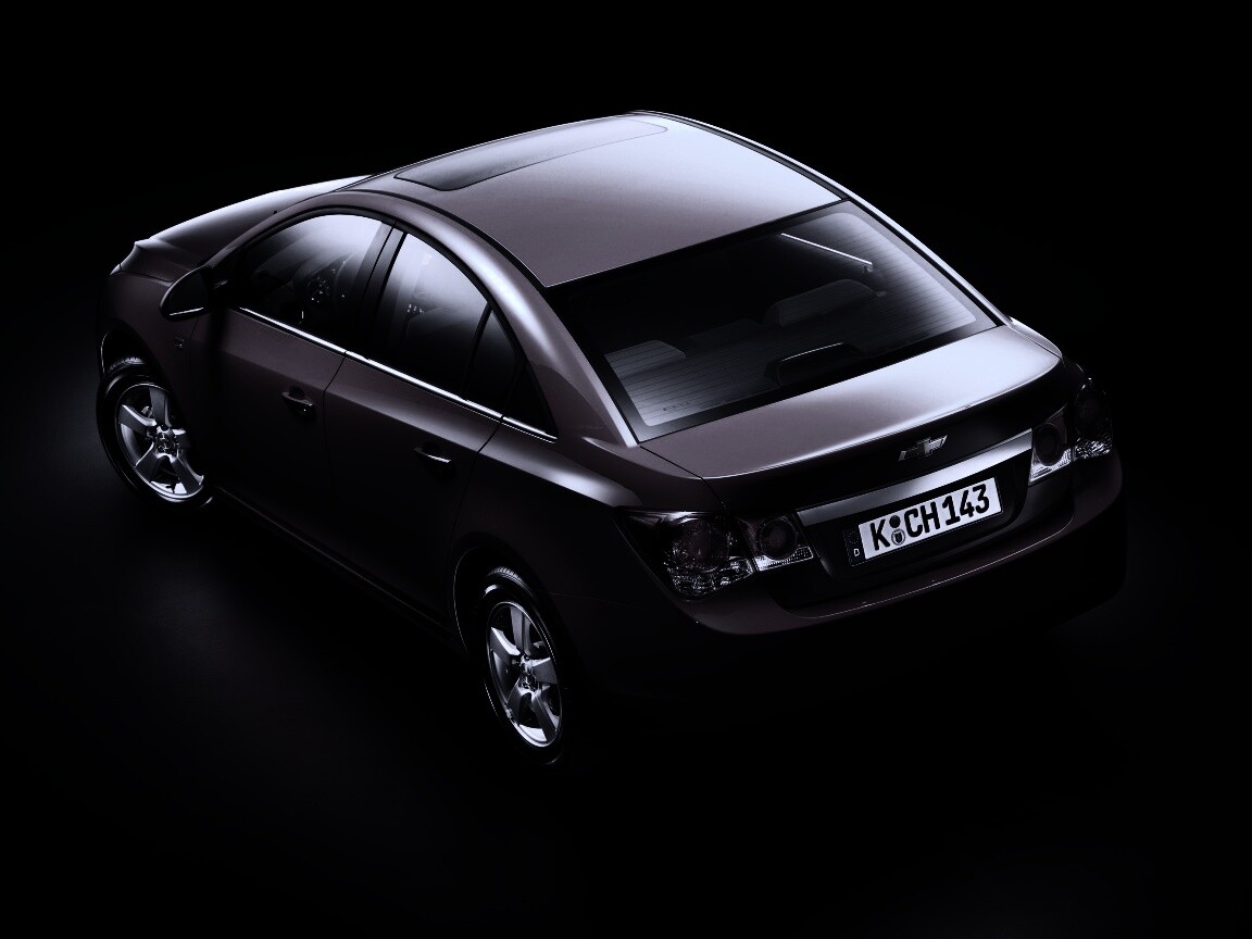 Шевроле Cruze красного цвета обои