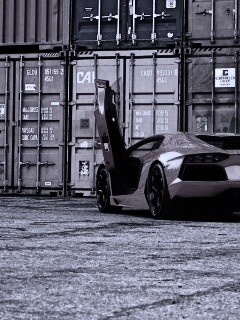 Оранжевый Авентадор обои