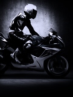 Suzuki и мотоциклист обои