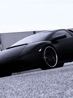 Lamborghini Reventon черного цвета обои