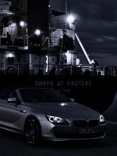BMW 6 в порту обои