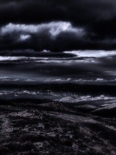 Горы в HDR обои