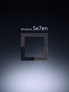 Квадратное лого Windows Seven обои