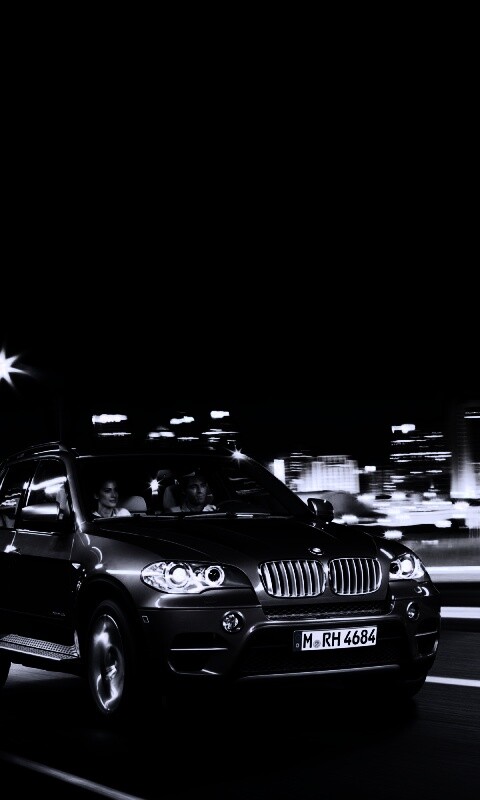Пара в BMW X5 обои