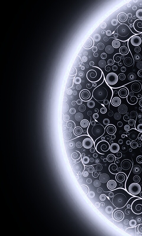 Планета из узоров обои