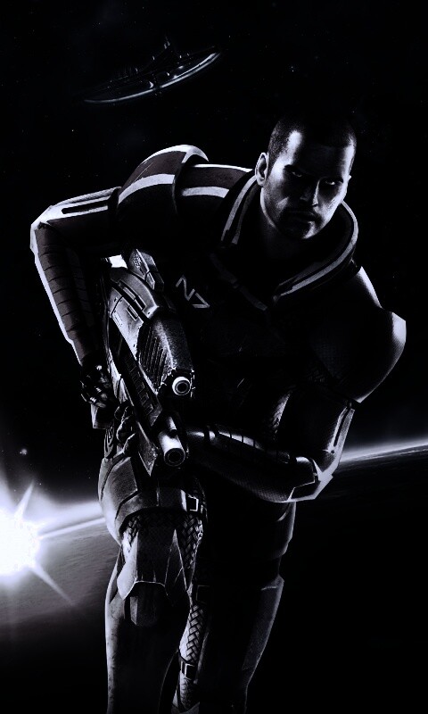 Шепард из вселенной Mass Effect обои