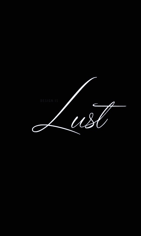 Design is lust обои