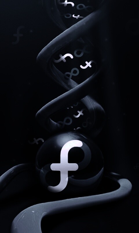 OS Fedora обои