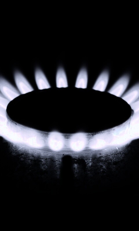 Огонь газовой конфорки обои