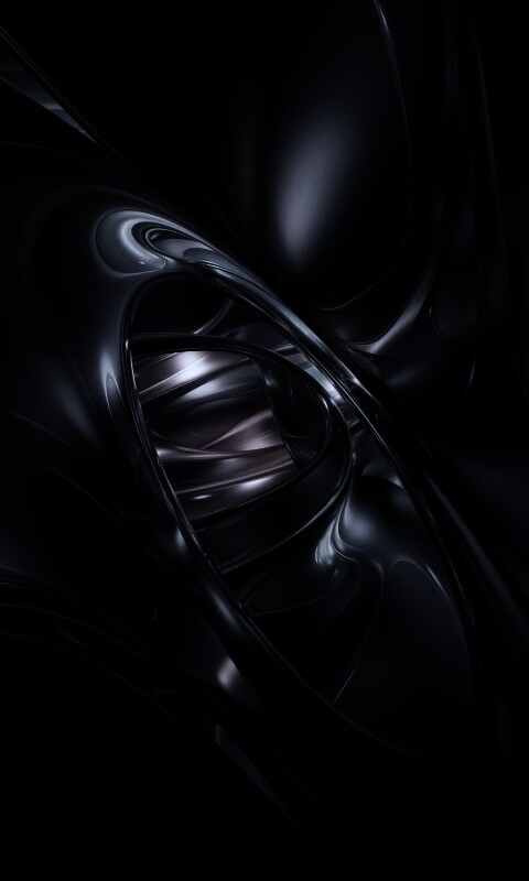 Темная переливчатая абстракция обои