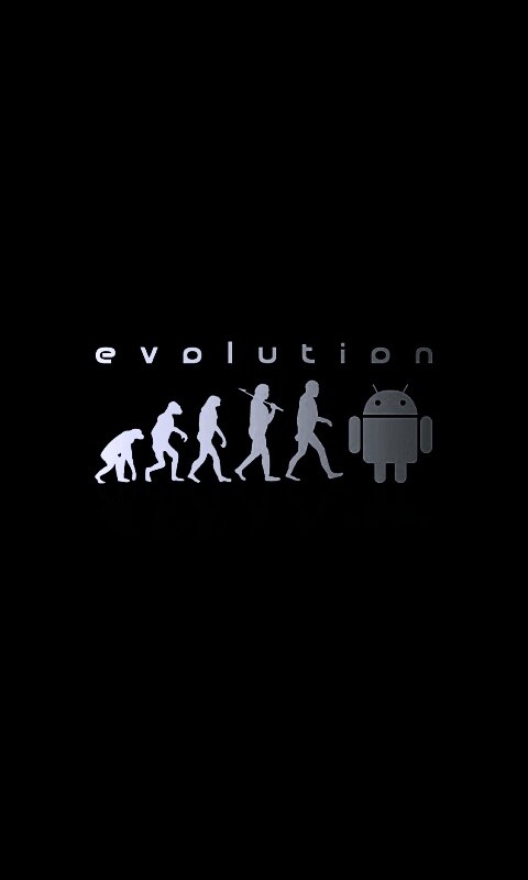 Эволюция по мнению Android обои