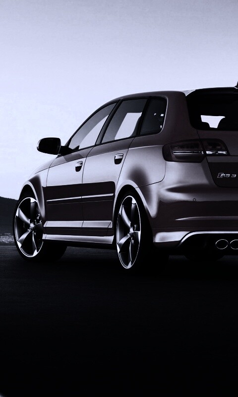 Audi модели RS3 сзади обои