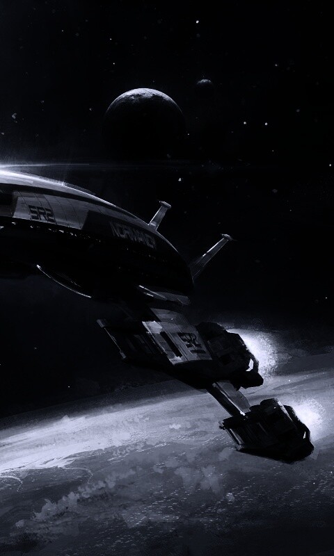 Корабль Normandy обои