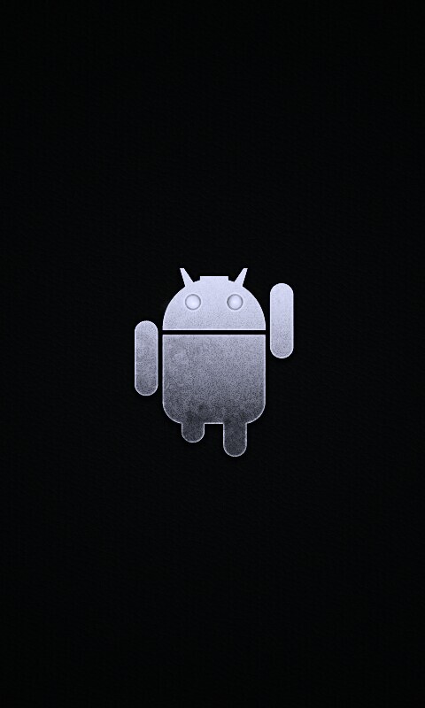 Логотип Android на зеленом фоне обои