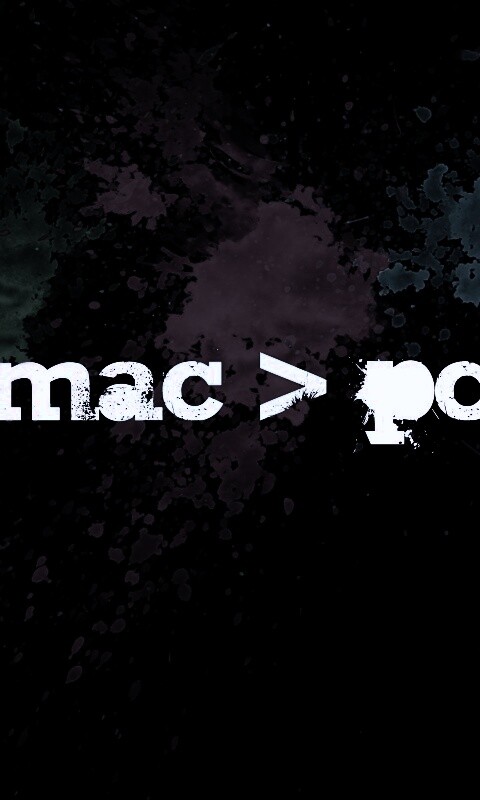 Mac лучше Pc обои