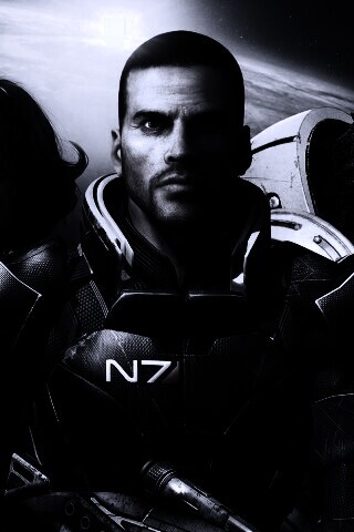 Mass Effect N7 обои