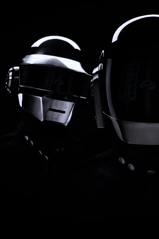 Daft Punk на темном фоне обои