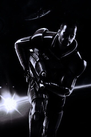Шепард из вселенной Mass Effect обои