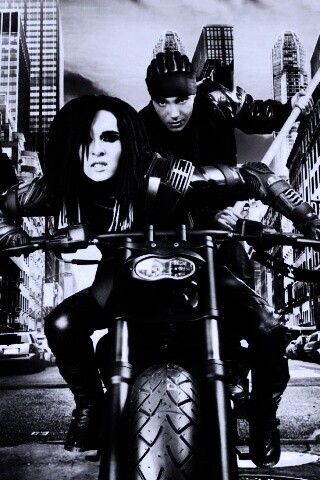 Tokio Hotel на мотоцикле обои