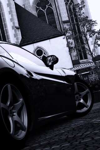Ferrari на мостовой обои