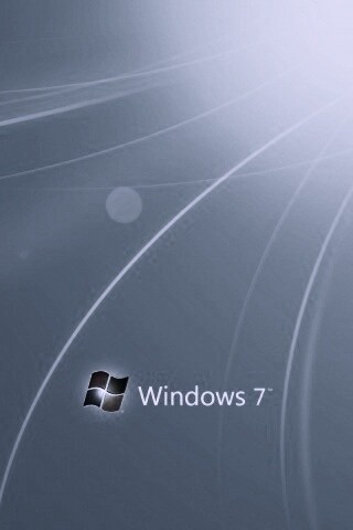 Голубые обои Windows 7 обои