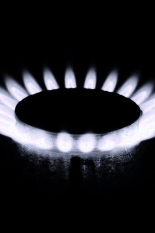 Огонь газовой конфорки обои