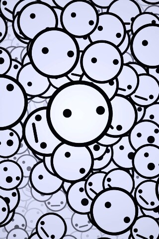 Фон из смайликов обои