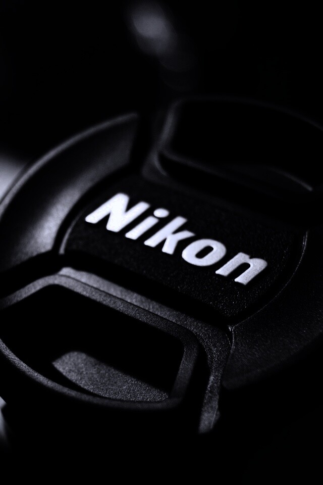 Крышечка от объектива Nikon обои
