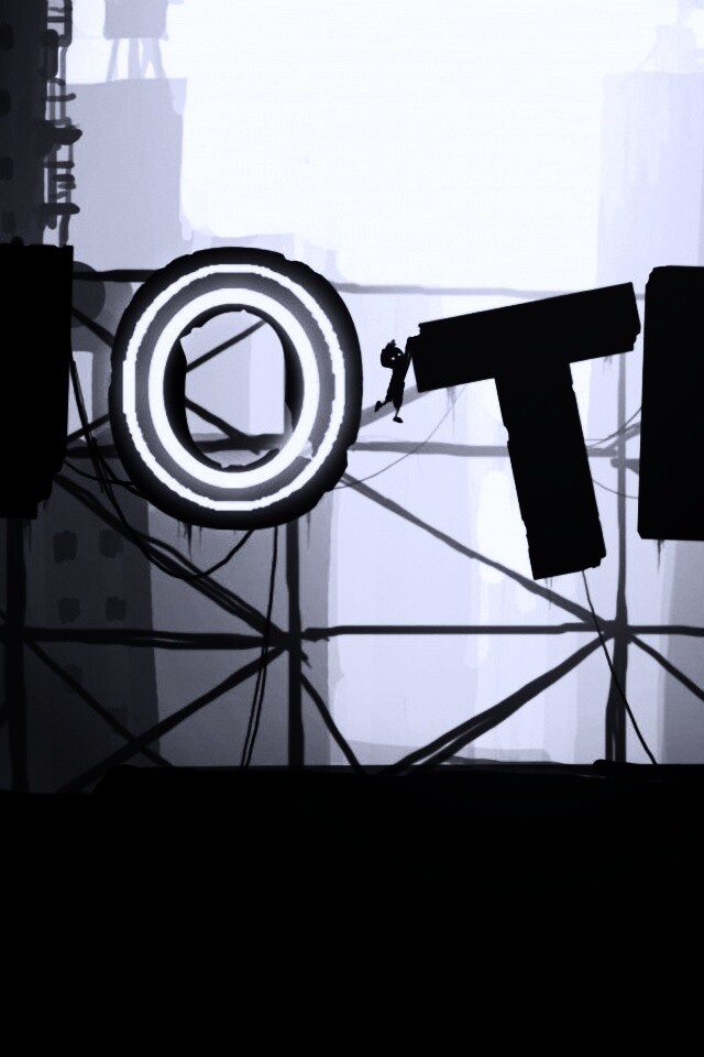 Мальчик из Limbo на вывеске "Hotel" обои