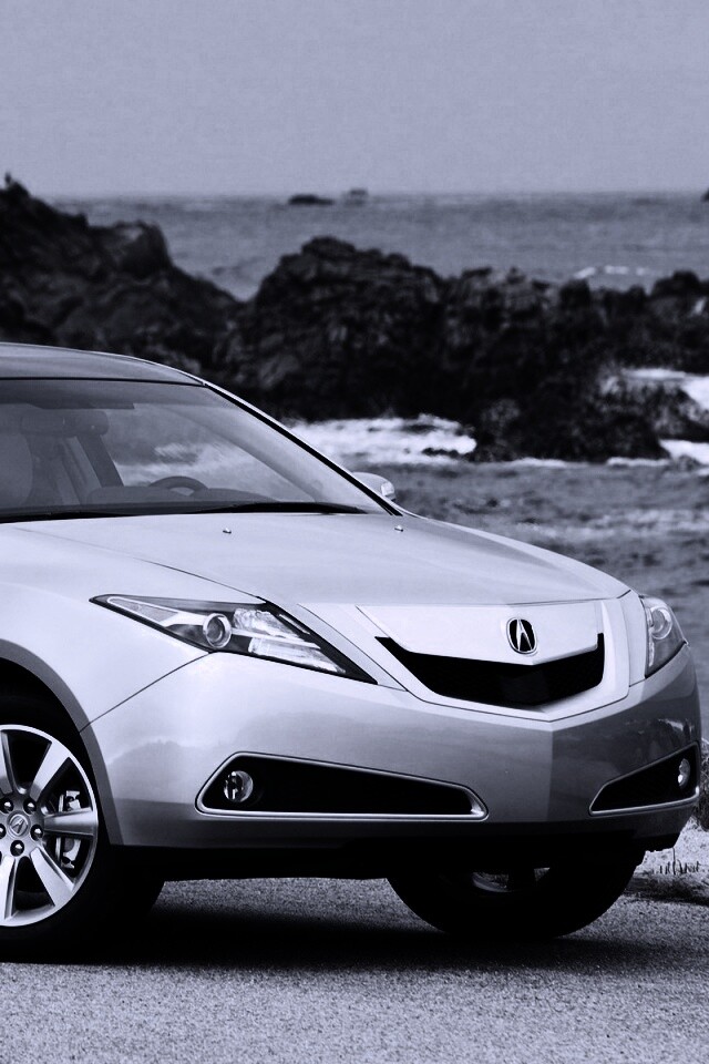 Acura на побережье обои