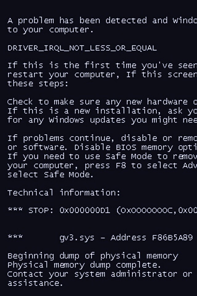 BSOD обои