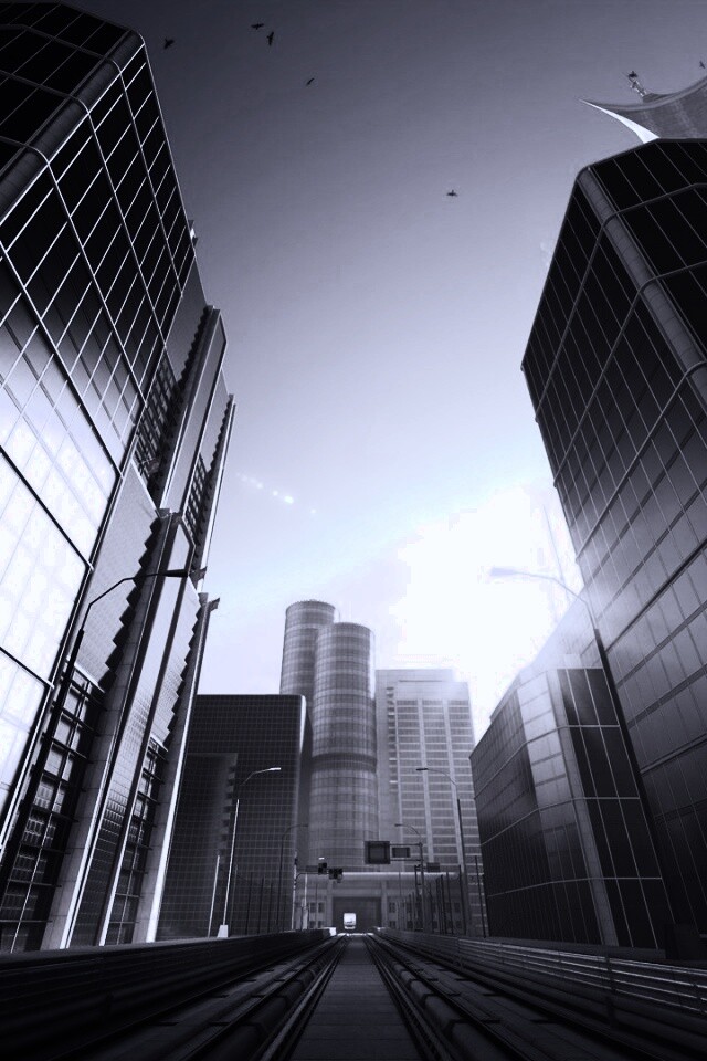 Улица из Mirrors Edge обои