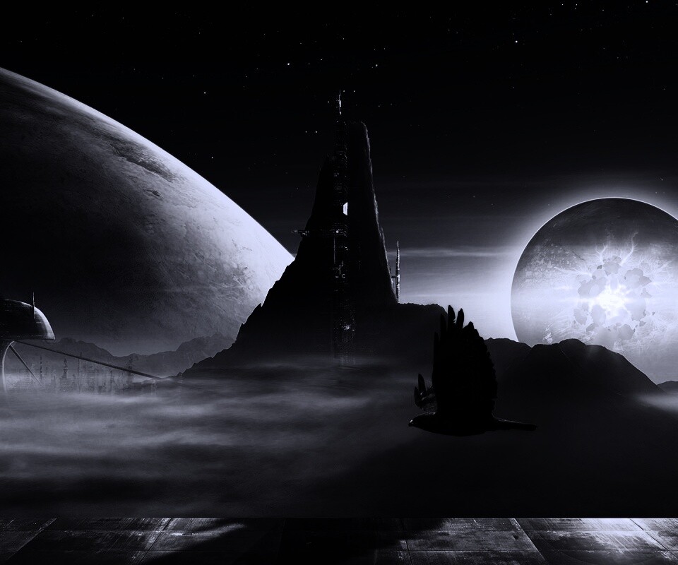 Город на другой планете обои