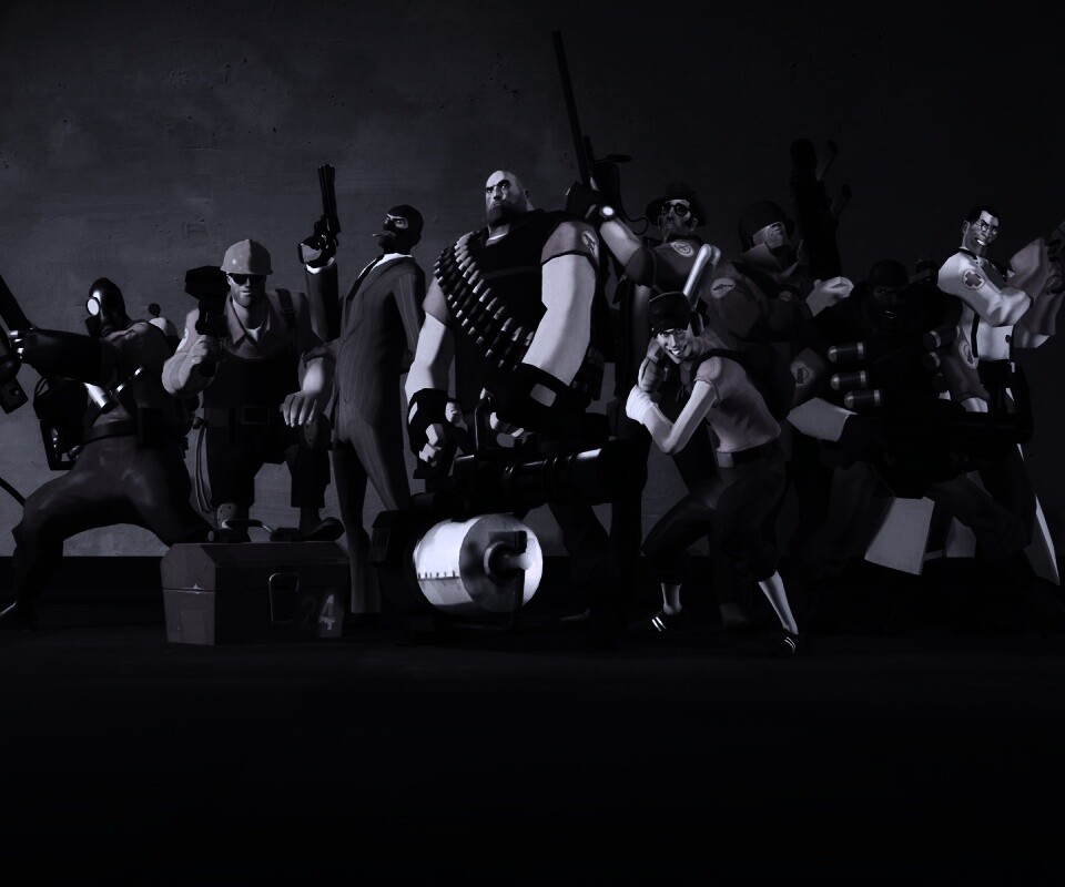 Герои игры Team Fortress 2 обои