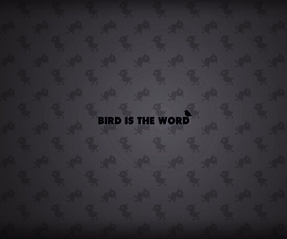 Bird is the word обои