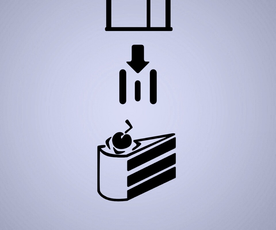 Тортик из Portal обои