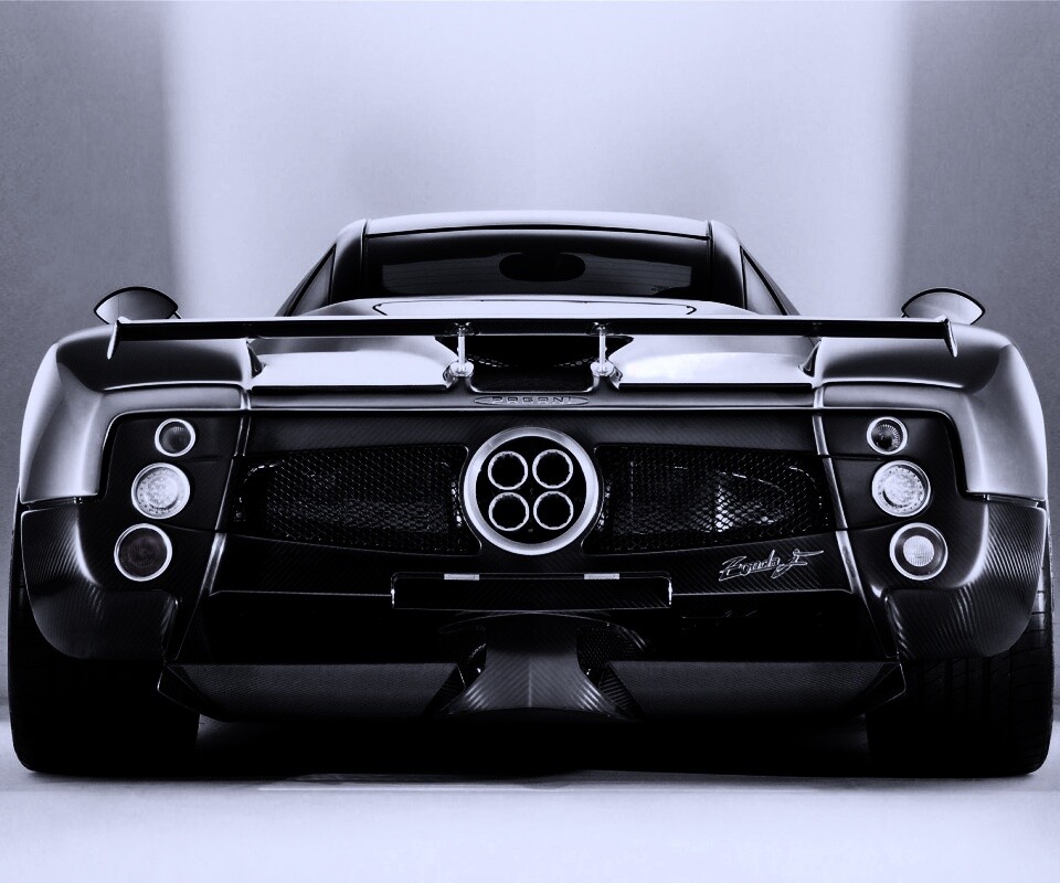 Pagani Zonda сзади обои