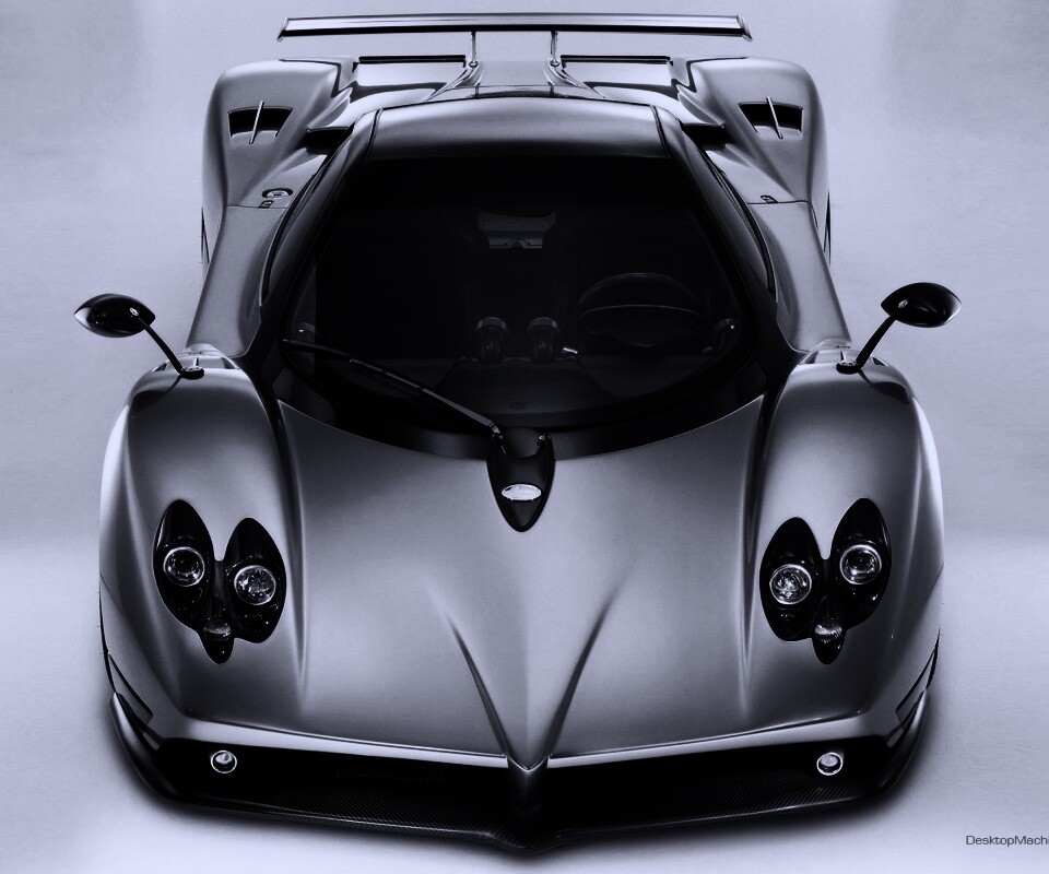 Pagani Zonda спереди обои