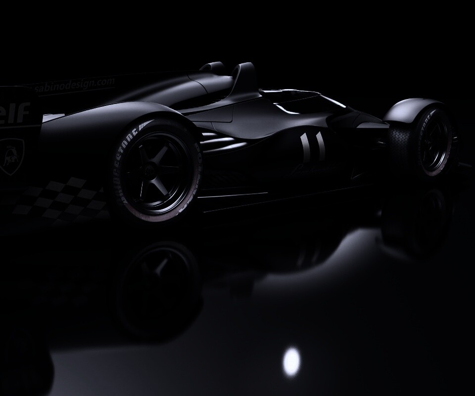 Болид Lamborghini обои