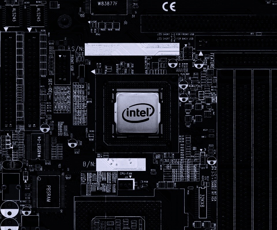 Процессор от Intel обои