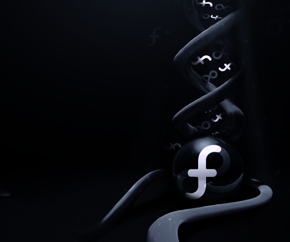 OS Fedora обои